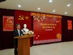 Ms. Nguyễn Thị Yến – Industrial Property Representative of Tue Phong attended the meeting with retired officials of the National Office of Intellectual Property